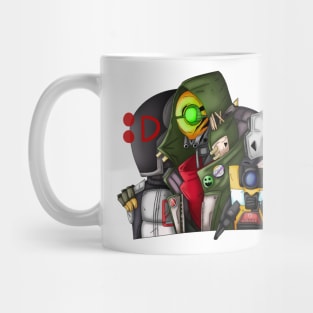 Borderlands Zer0, Fl4k and Claptrap Mug